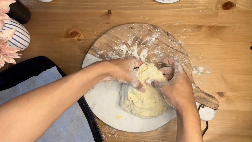 Lavender scones