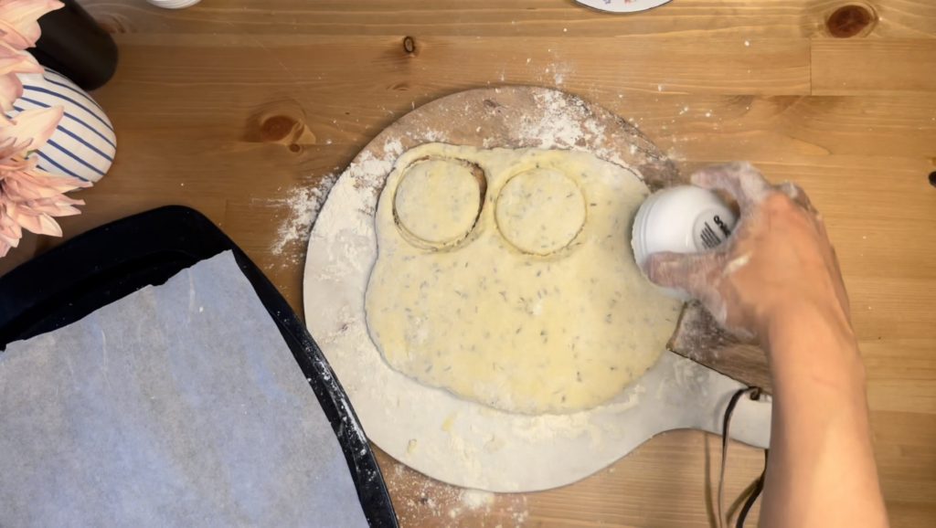 Lavender scones