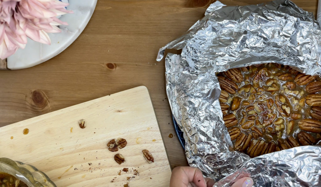 bourbon pecan pie - no knead