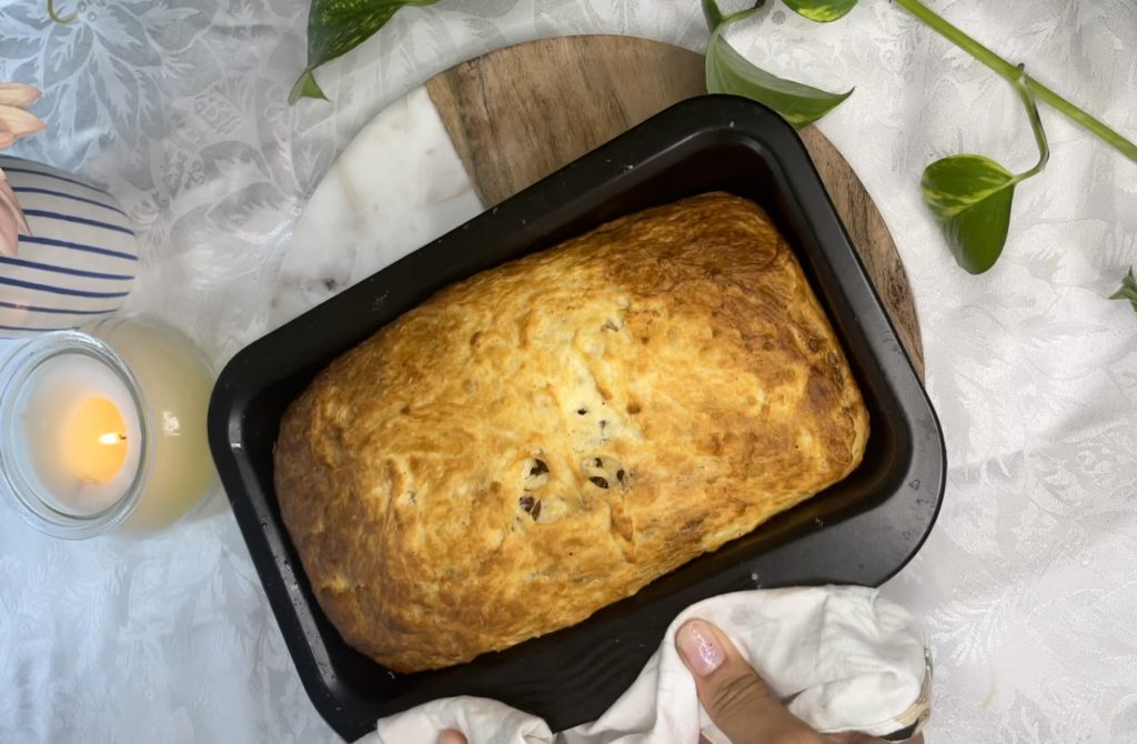 easy rustic cinnamon raisin bread