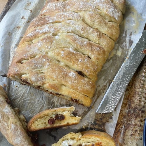 goat cheese braided bread