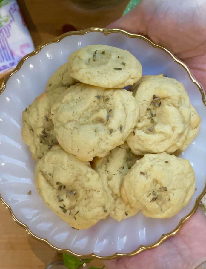 Lavender cookies